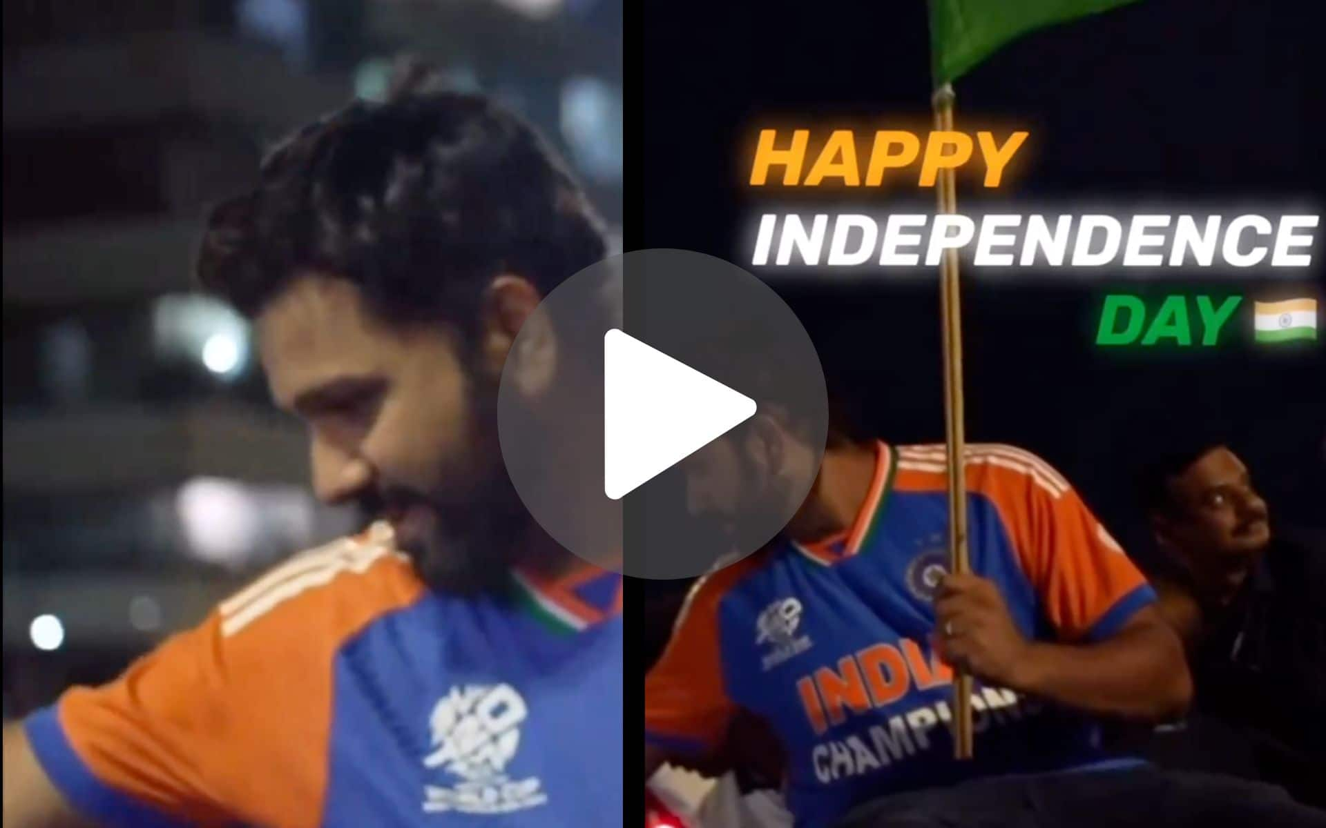 Rohit Sharma Shares Heart-Touching Moment From T20 World Cup Bus Parade On Independence Day - Watch